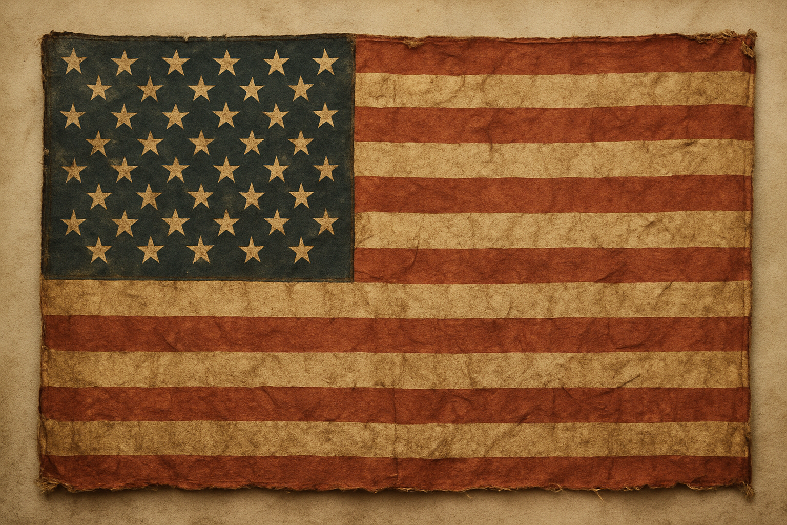 create a old us flag