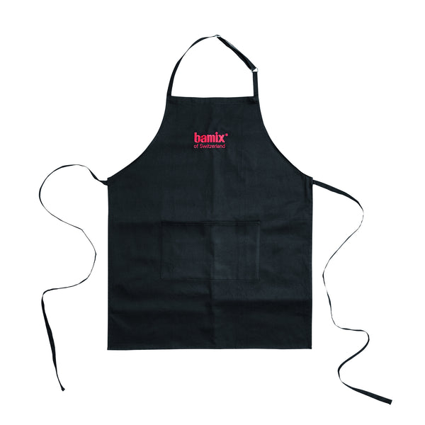 bamix black cotton apron included in the BBQ set