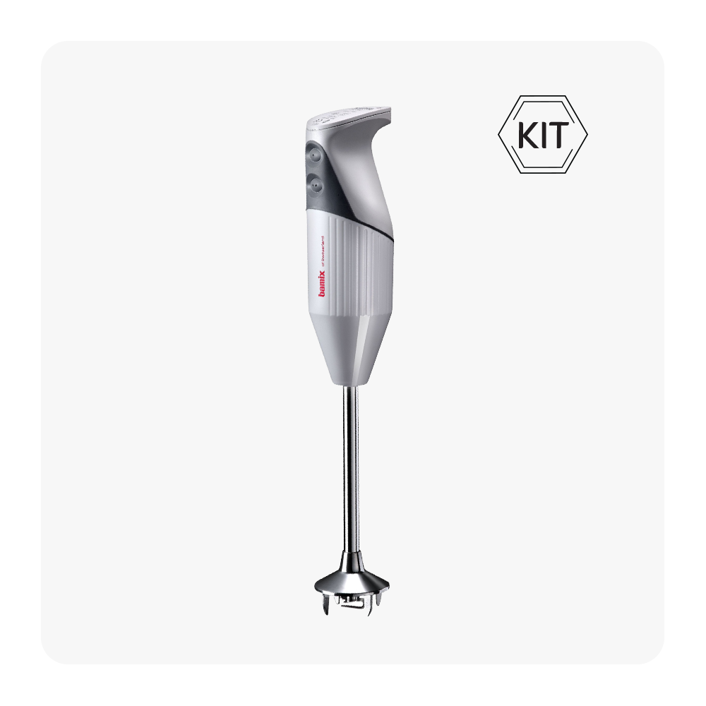 All-Purpose Hand Immersion Blender Wand Mixer by BAMIX M-122 2 Speed Swiss  Made