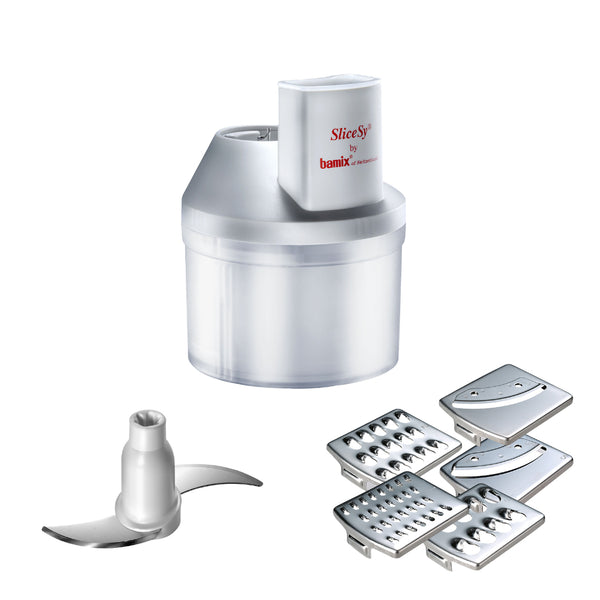 bamix SliceSy food processor attachment in black